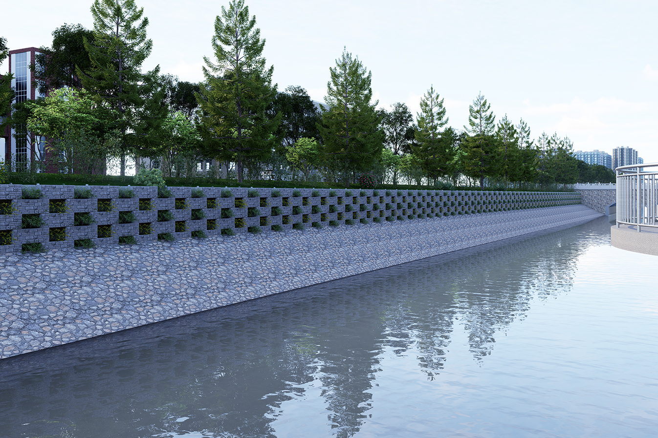 重力式生态挡墙